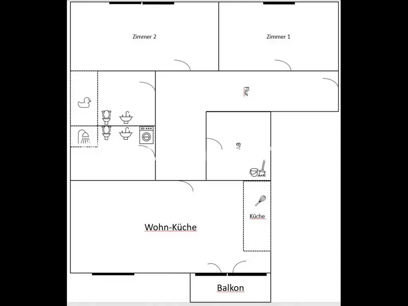 Tauschwohnung: Grosse 3 Zimmer in Kollwitz Kiez ggn 2.5/3 Zimmer in Pberg — photo 1